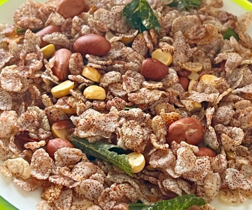 Red Rice Chiwda - 300gm - Baked