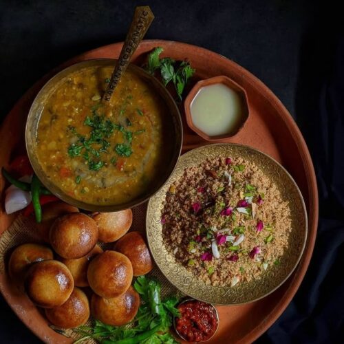 Makki Bafla/Bati Aata (500Gm)